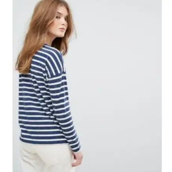 Lee Classic Long-Sleeved, Light-Weight, Stripe Tee - Picture 2 of 6